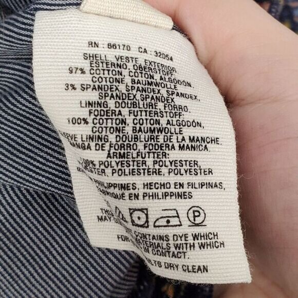 Women's ANTHROPOLOGIE CARTONNIER Floral Corduroy Peplum Blazer Size 6 NEW - Picture 5 of 5